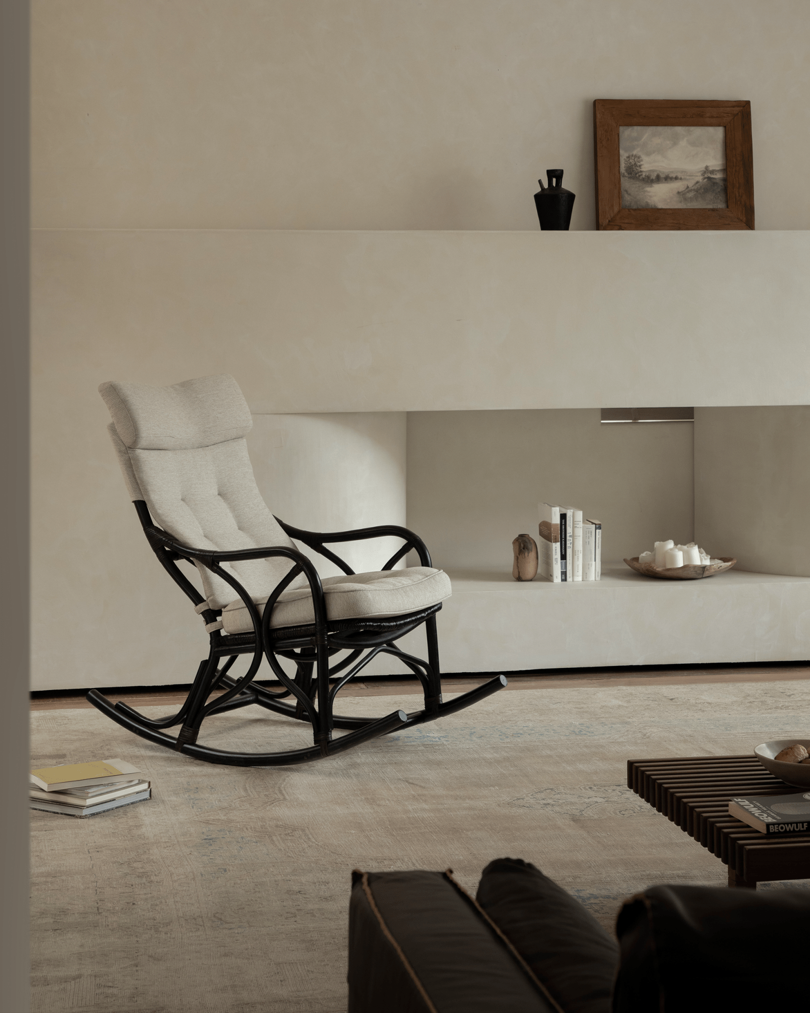 Aku Rattan Rocking Chair - ZM Home