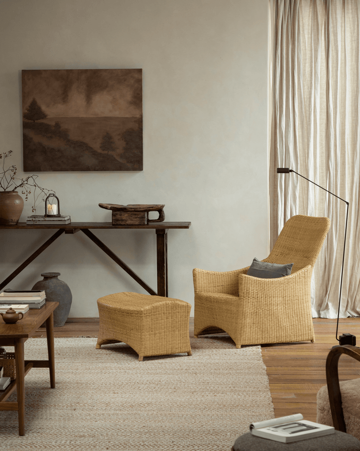 Slide Rattan Lounge Chair - ZM Home