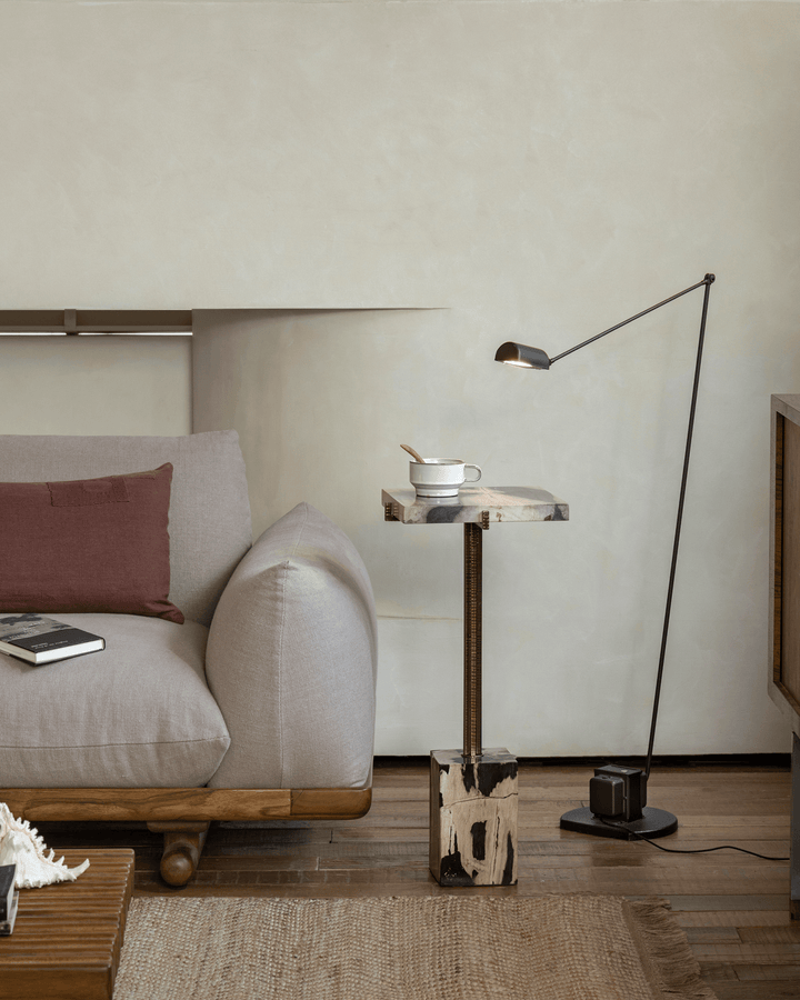Lolli Petrified Wood Side Table - ZM Home