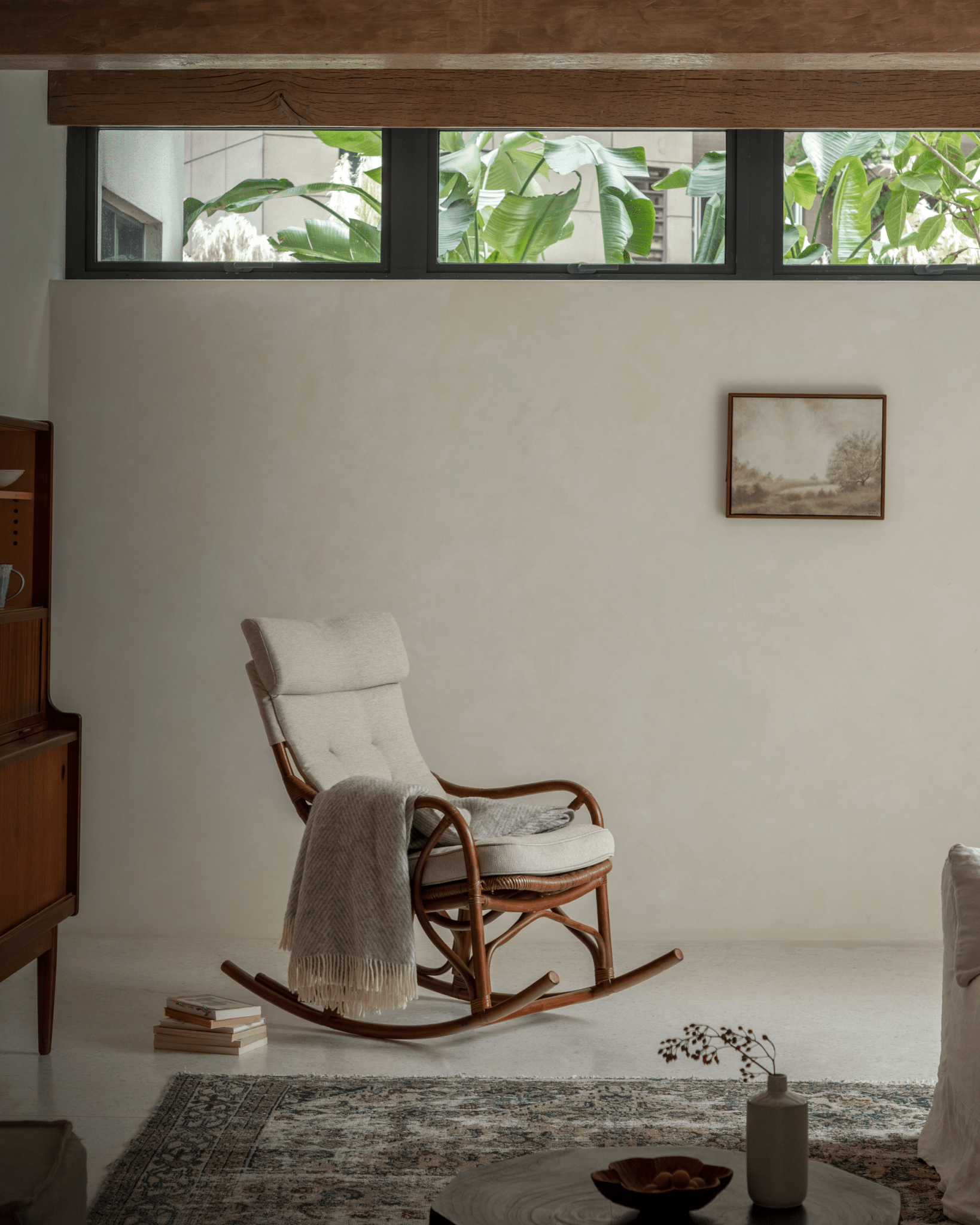 Aku Rattan Rocking Chair - ZM Home