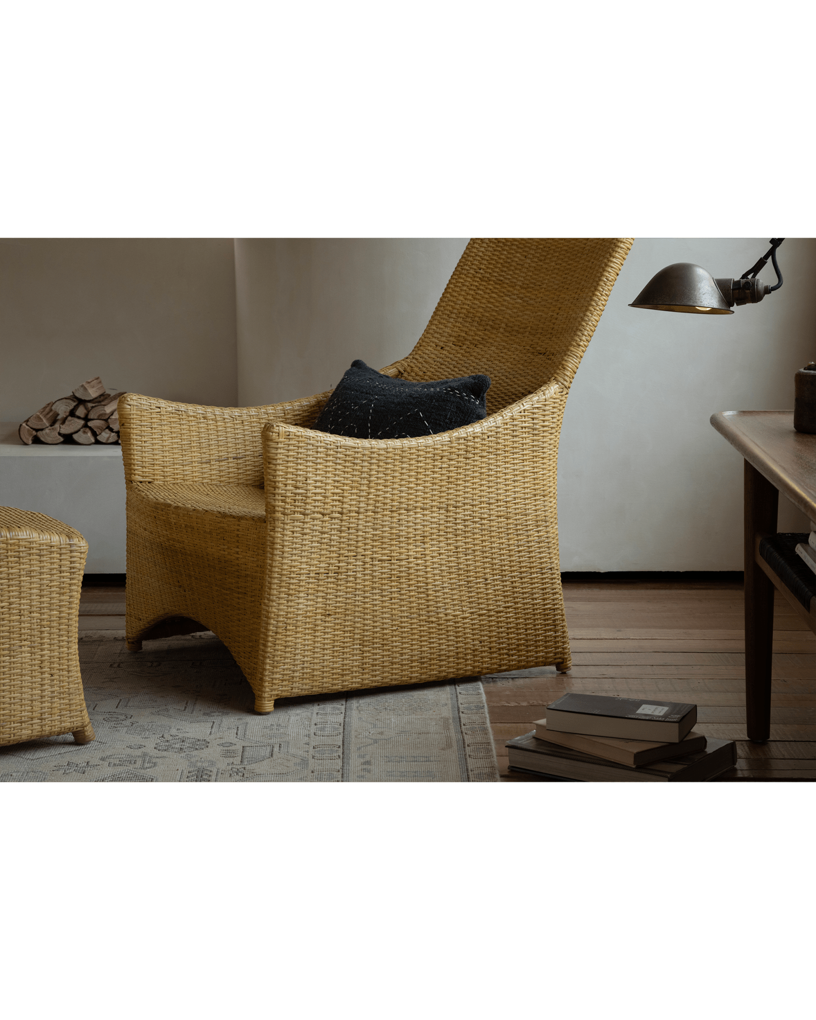 Slide Rattan Lounge Chair - ZM Home