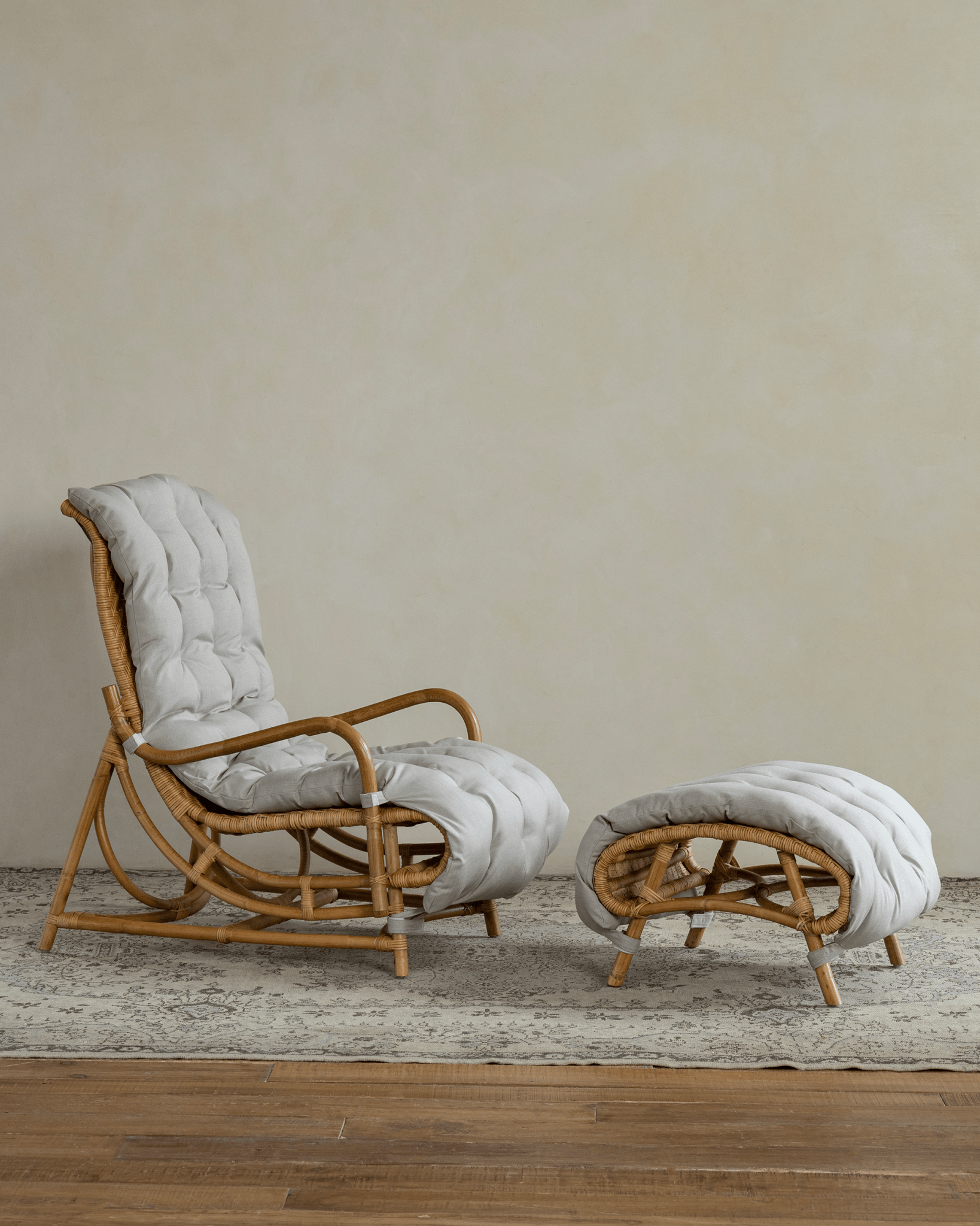 Nalgae Rattan Chair - Bodega Wicker Lounge Chair