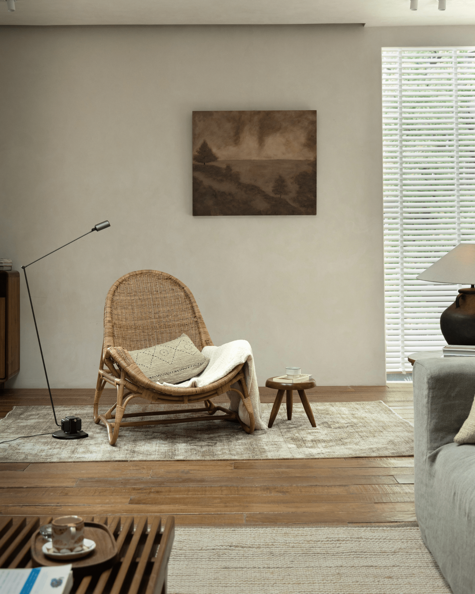 Buffier Rattan Lounge Chair - ZM Home