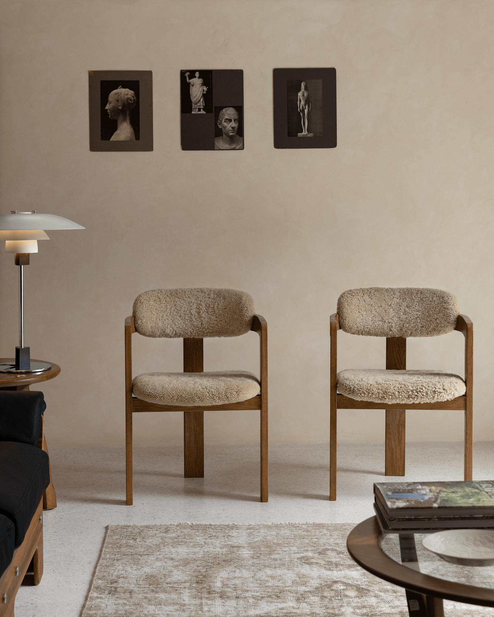 Pamplona Shearling Chair - ZM Home