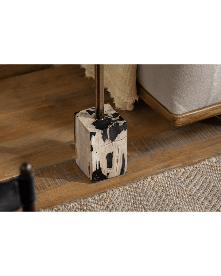 Lolli Petrified Wood Side Table - ZM Home