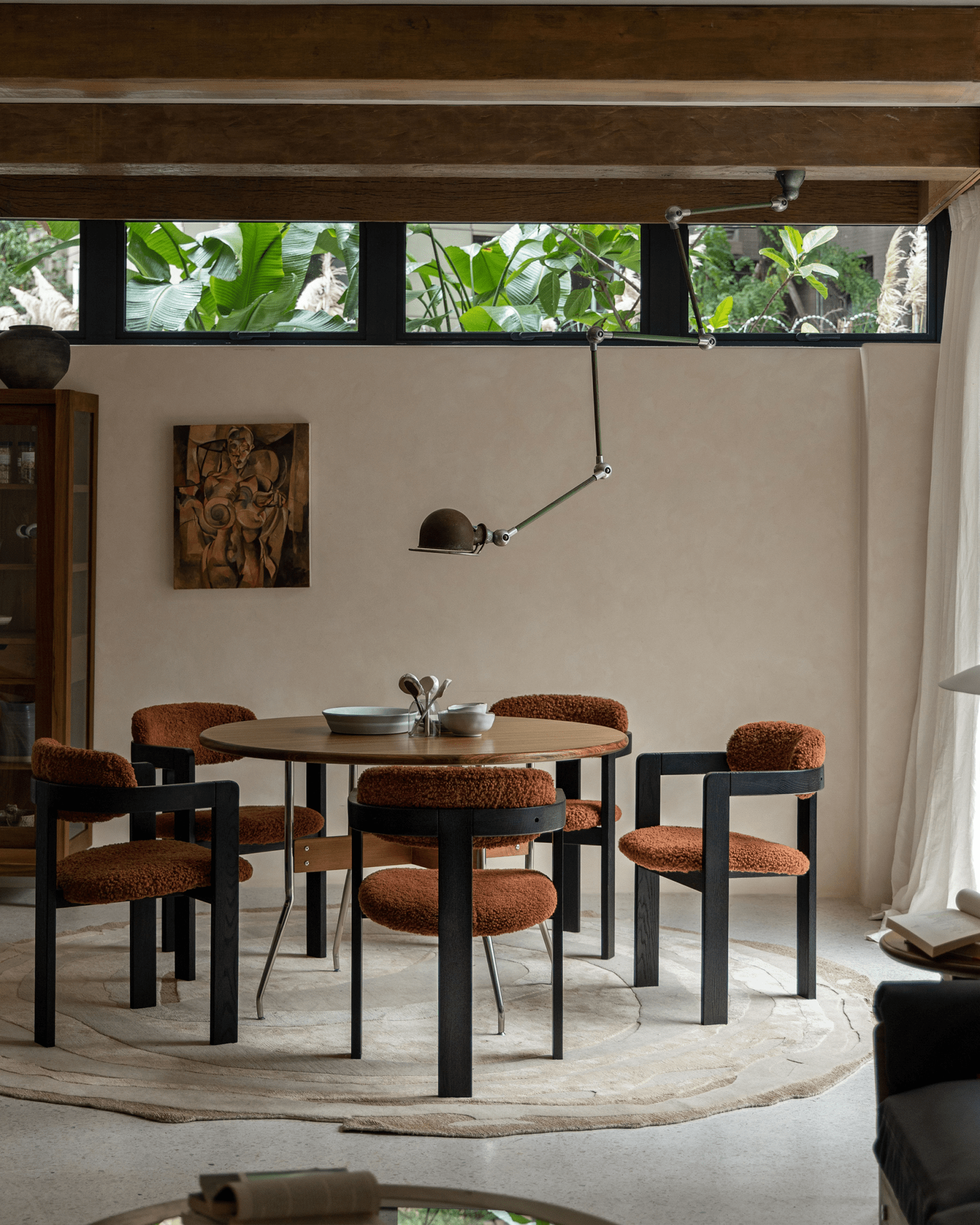 Pamplona Shearling Chair - ZM Home