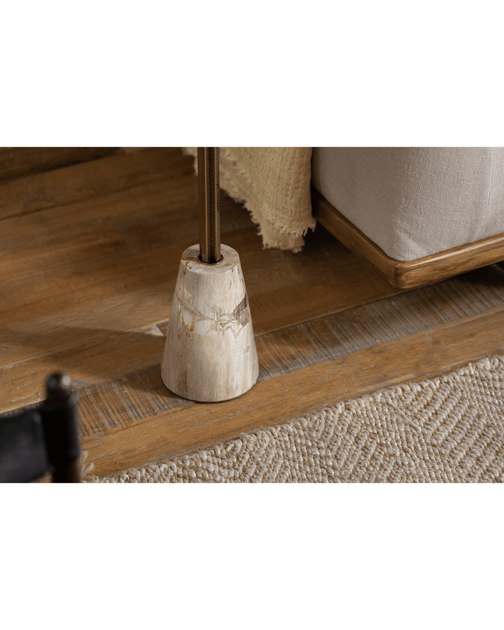 Lolli Petrified Wood Side Table - ZM Home