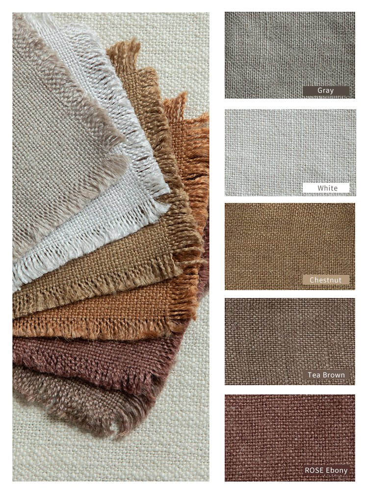550g Yarn - dyed Linen Fabric - ZM Home