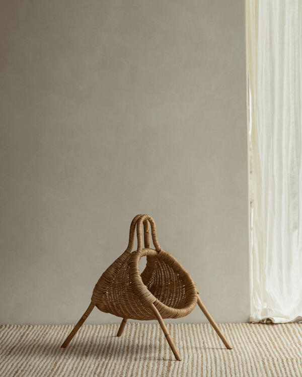 Molly Rattan Storage Basket - ZM Home