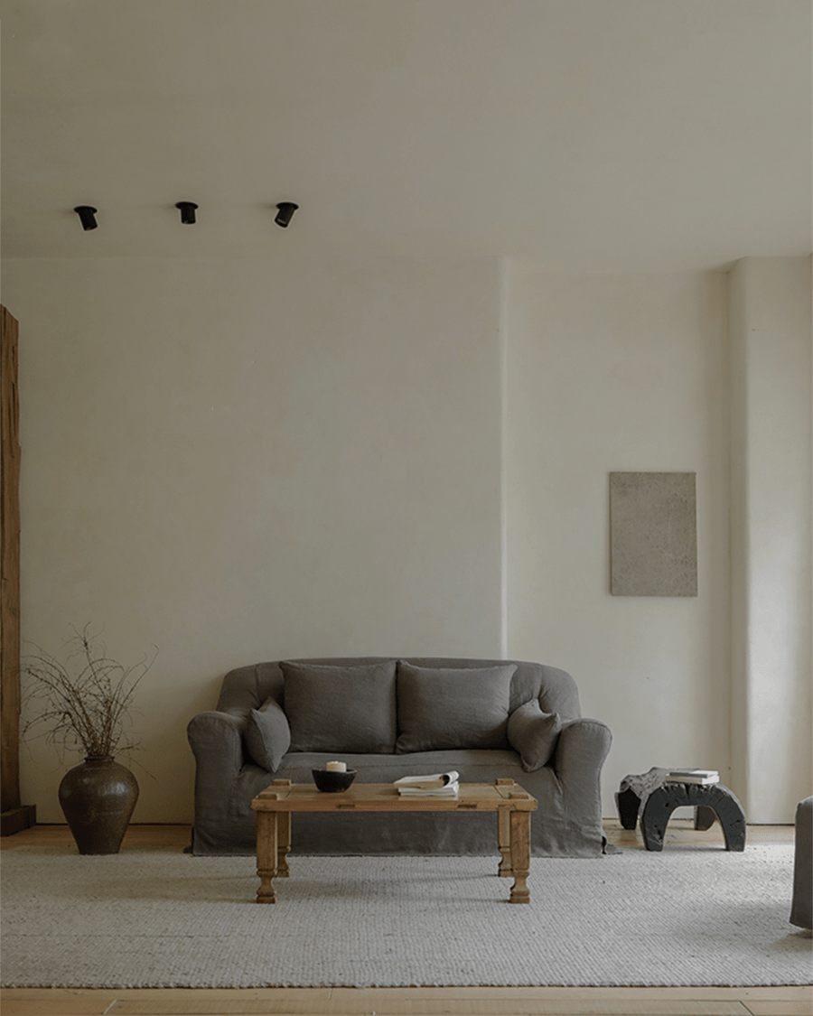 Russell Slipcovered Sofa - ZM Home