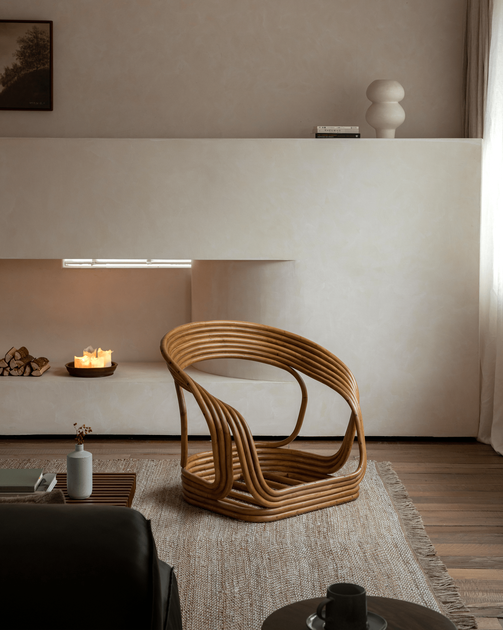 Undina Rattan Lounge Chair - ZM Home