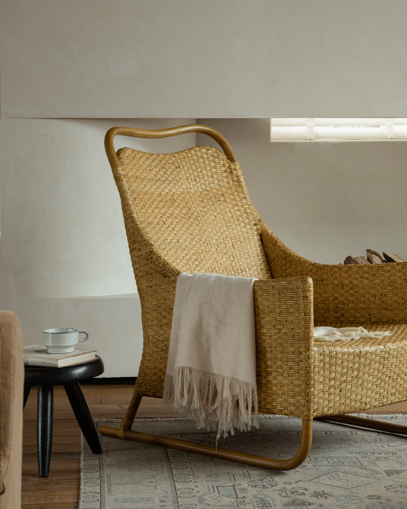 Sled Rattan Lounge Chair - ZM Home