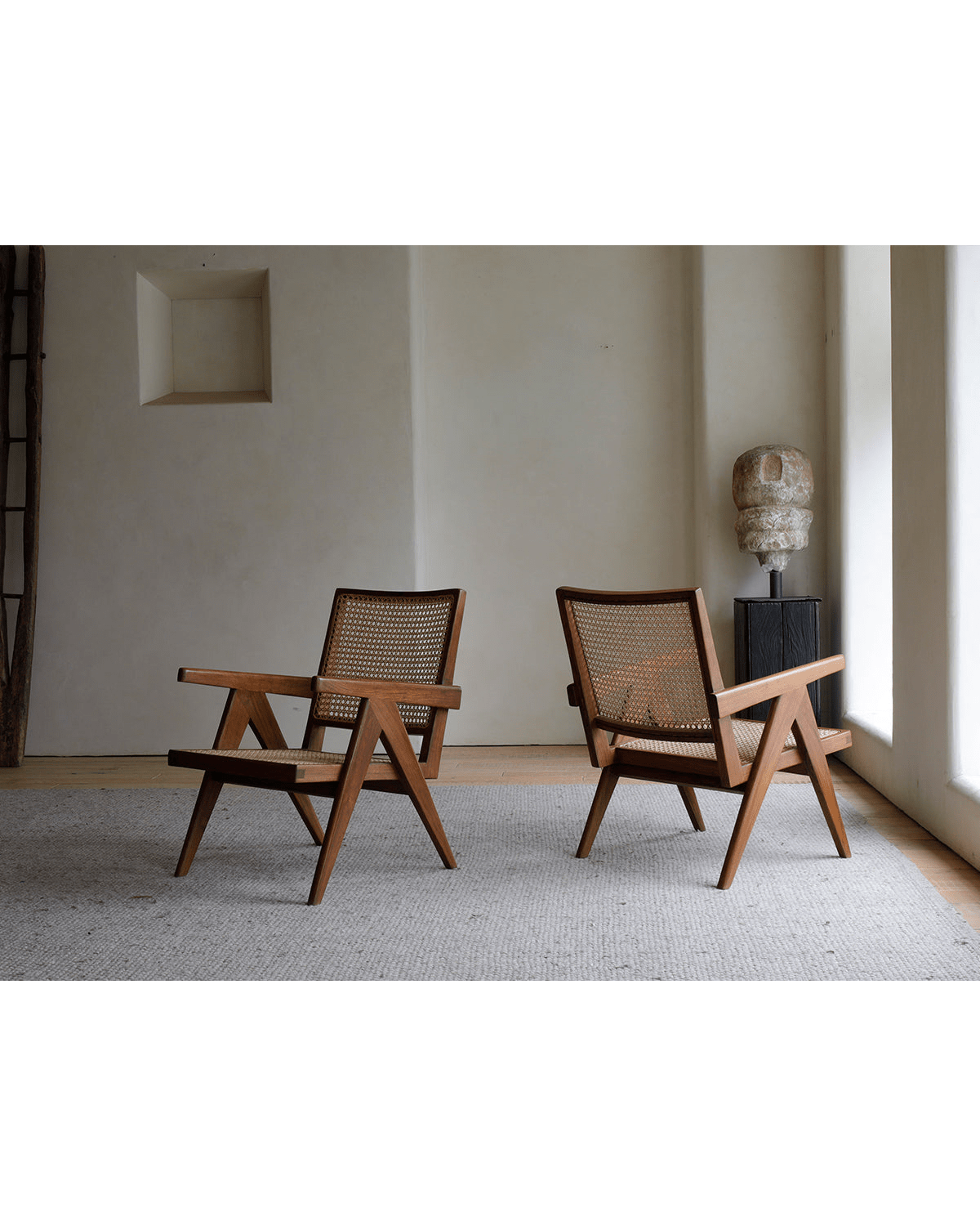 Chandigarh Armrest Easy Chair - ZM Home