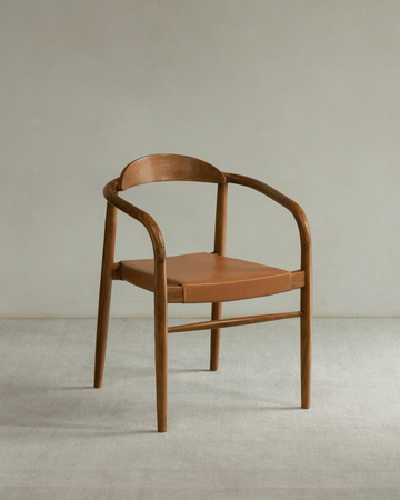 Crescent Leather Chair - ZM Home