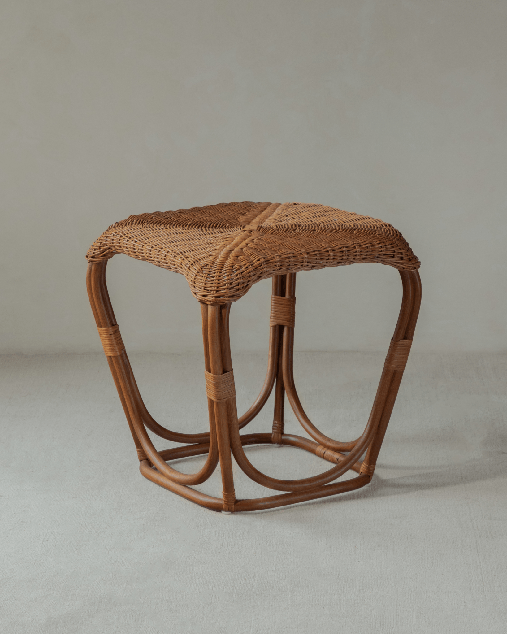 Pinecone Rattan Side Table - ZM Home