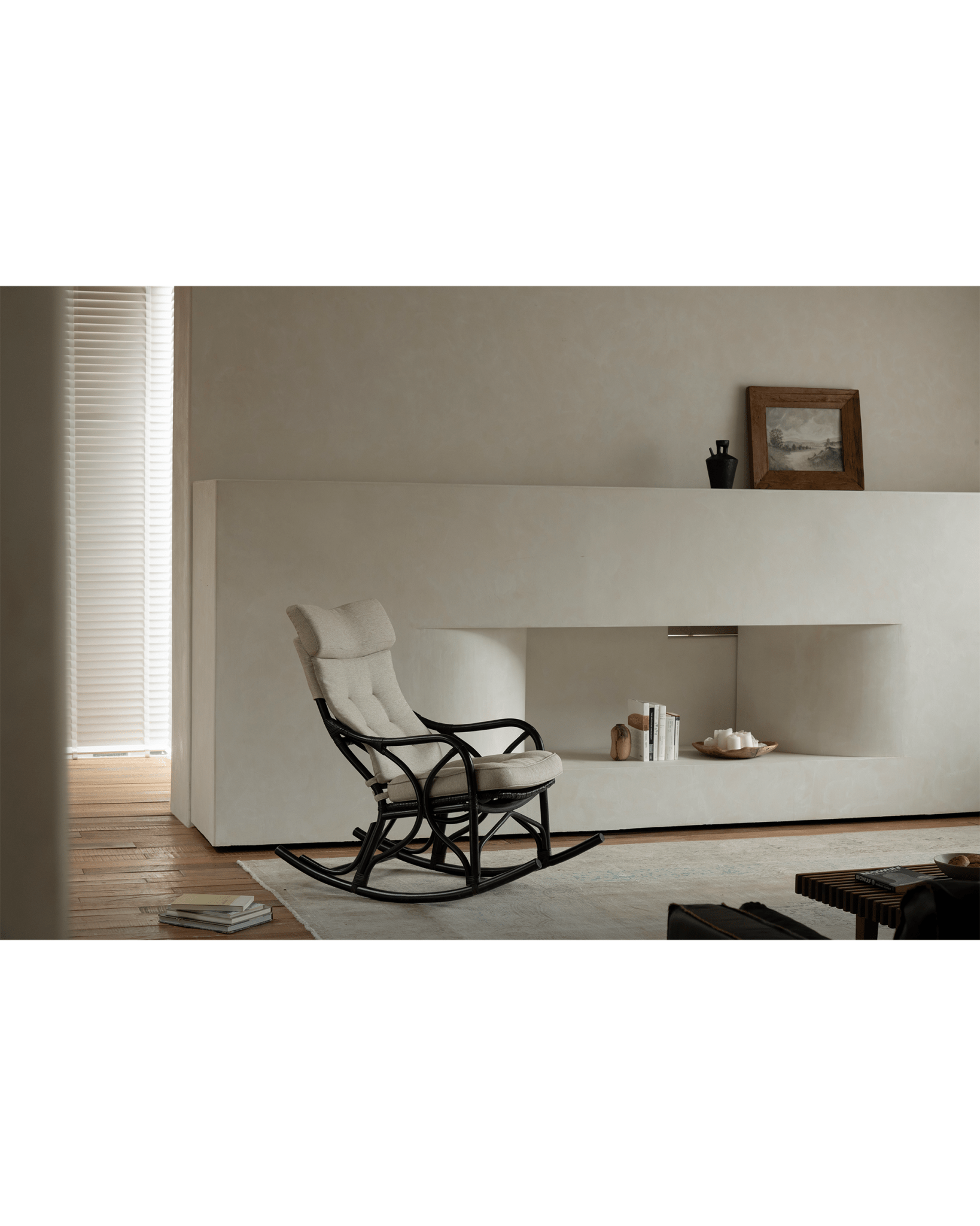 Aku Rattan Rocking Chair - ZM Home