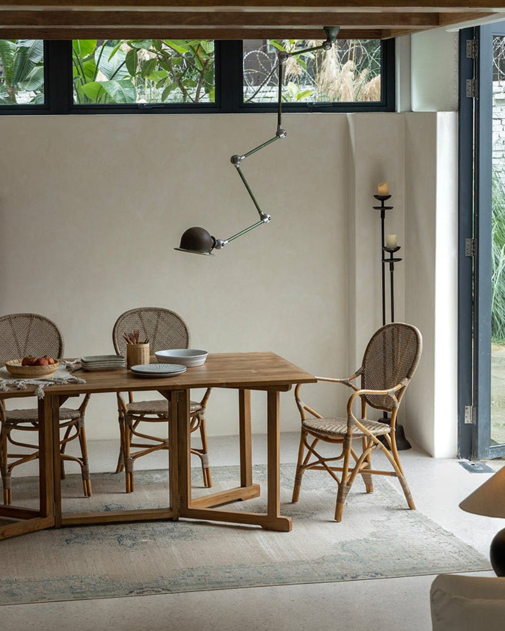 Outdoor Frame Folding Table - ZM Home