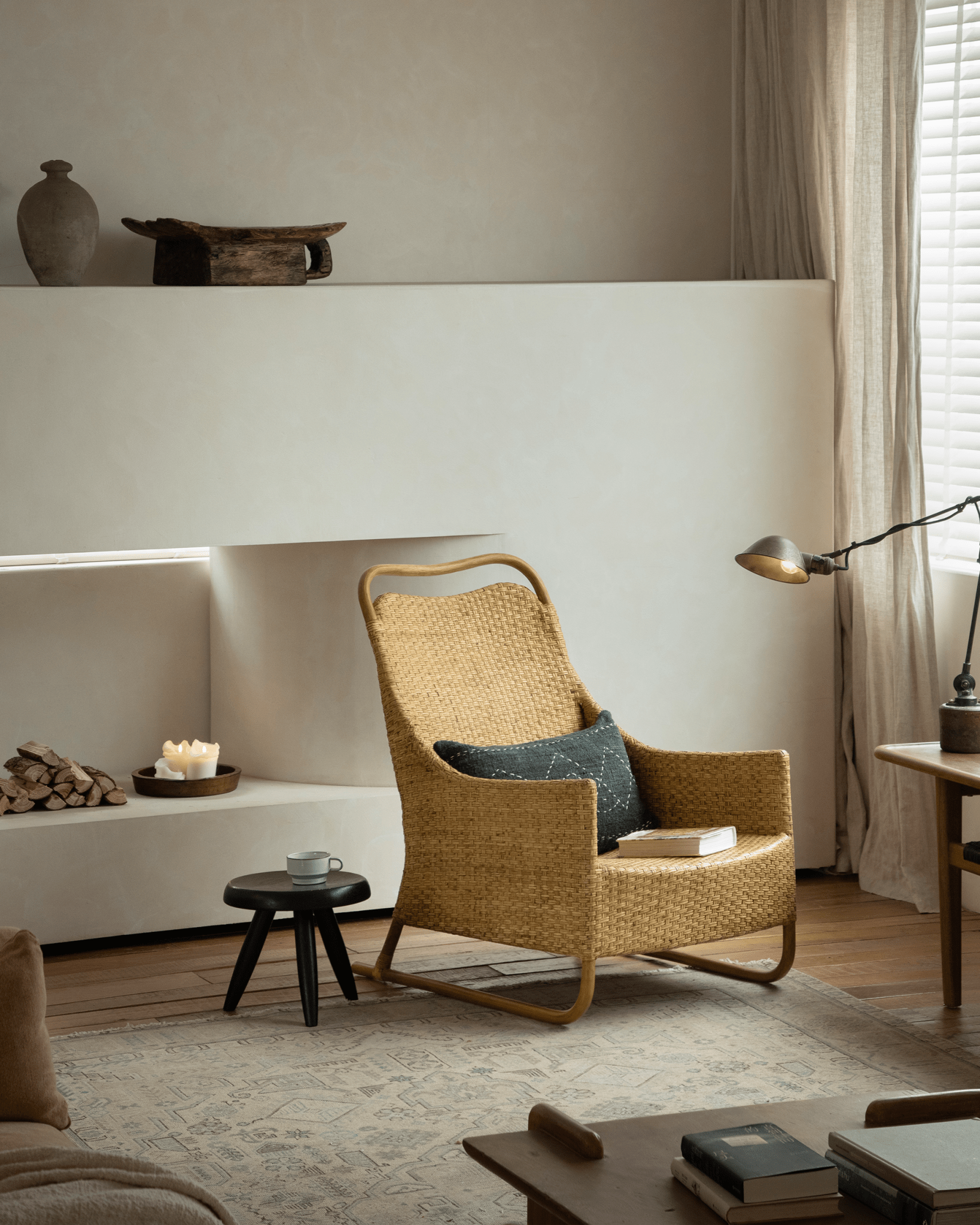 Sled Rattan Lounge Chair - ZM Home