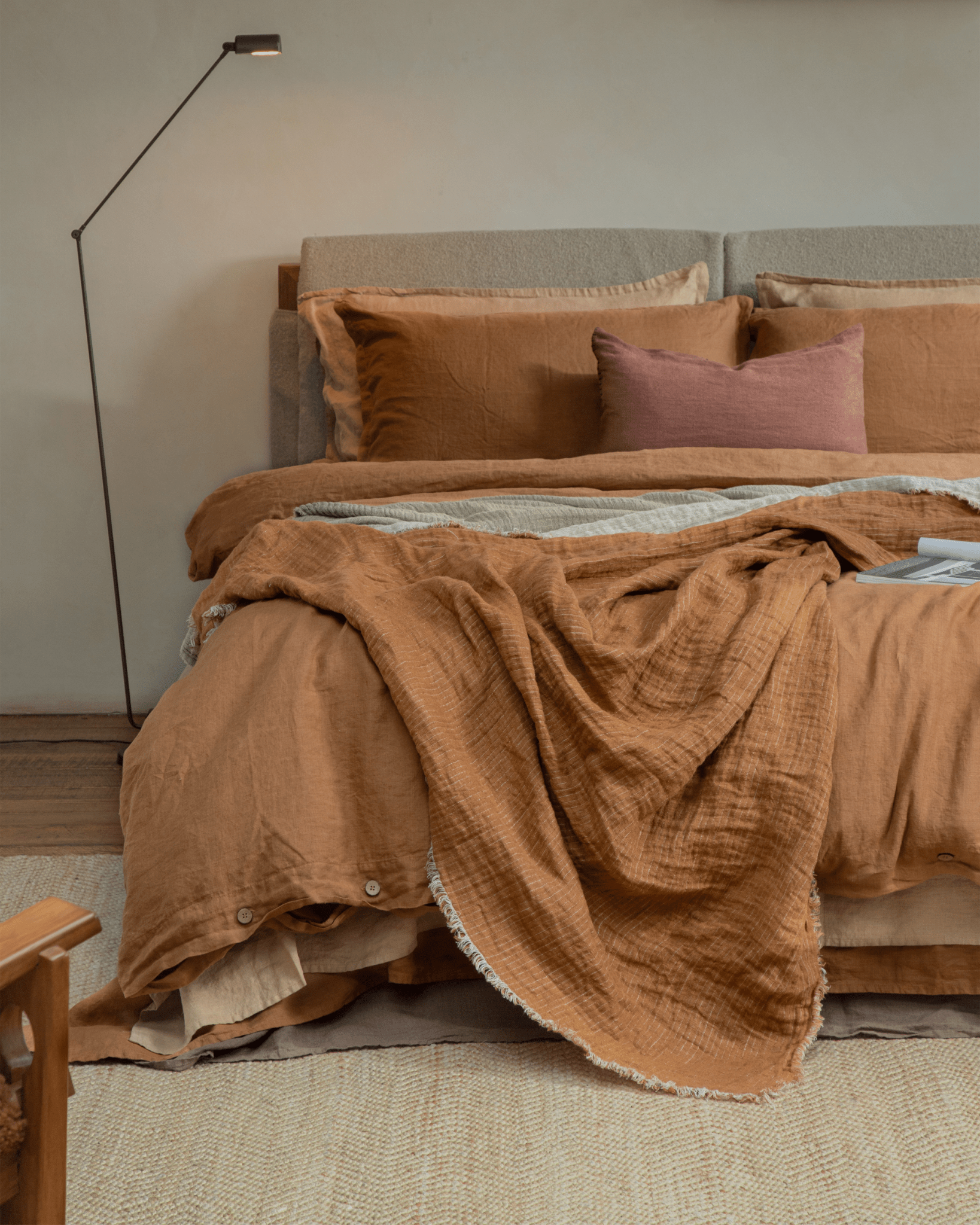 Serene Linen Bedding Set - ZM Home