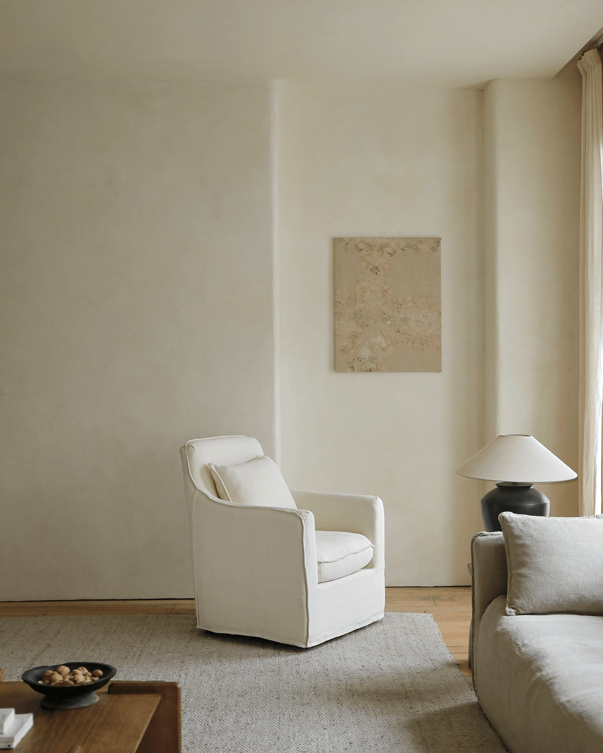 Sola Slipcovered Armchair - ZM Home