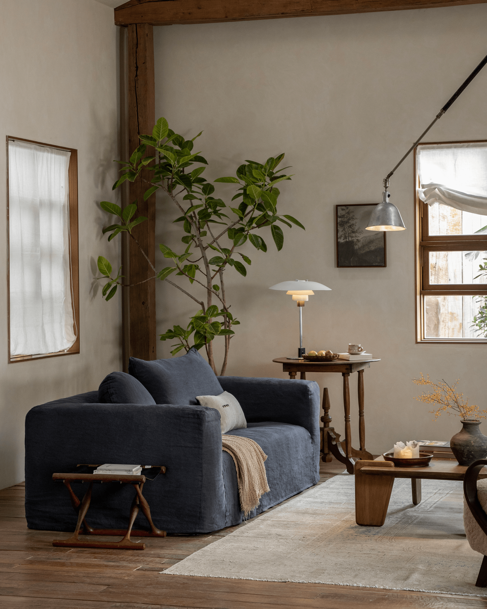 Domu Natural Slipcover Sofa - ZM Home