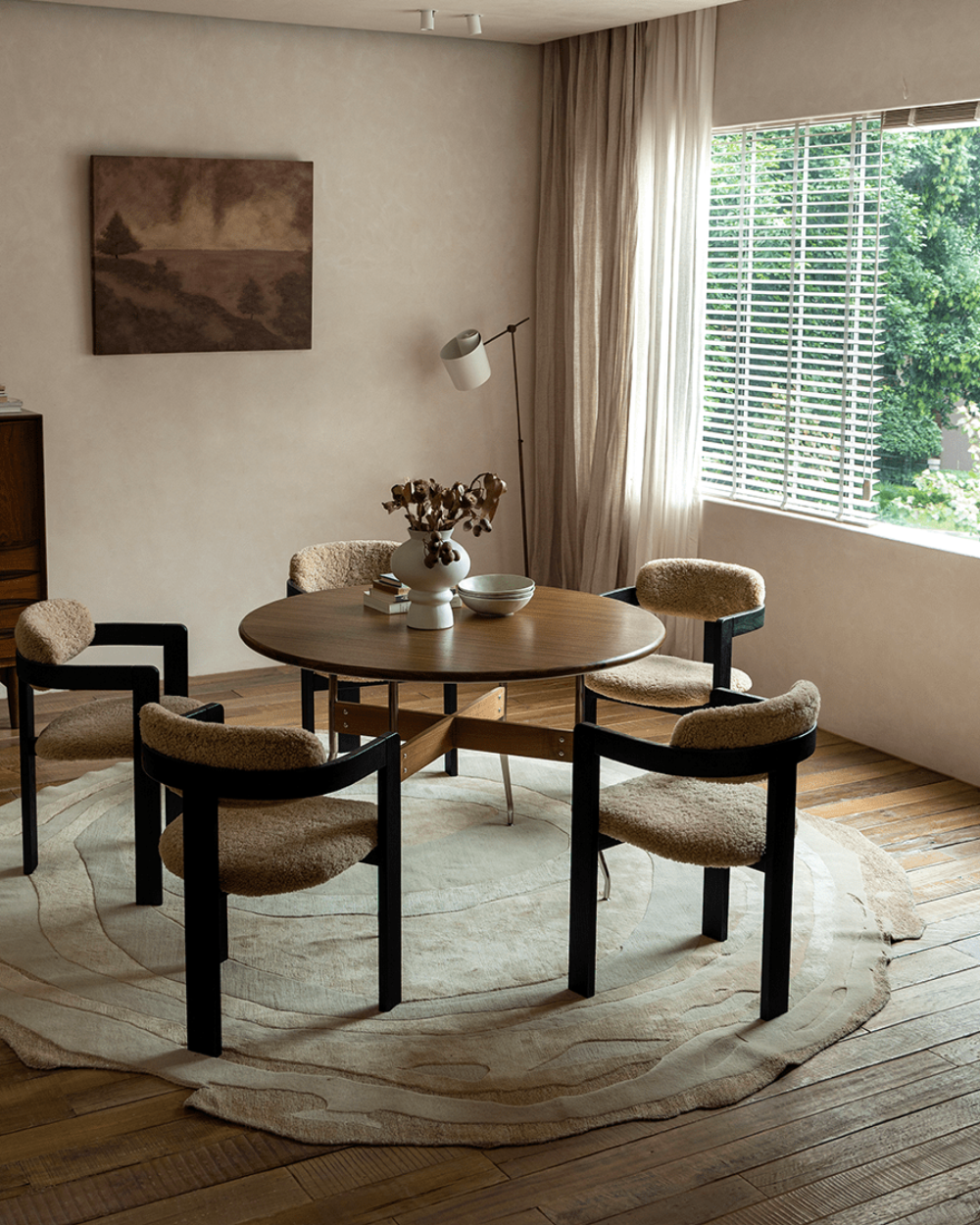 Pamplona Shearling Chair - ZM Home