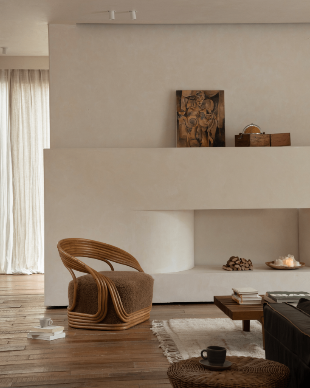 Undina Rattan Lounge Chair - ZM Home