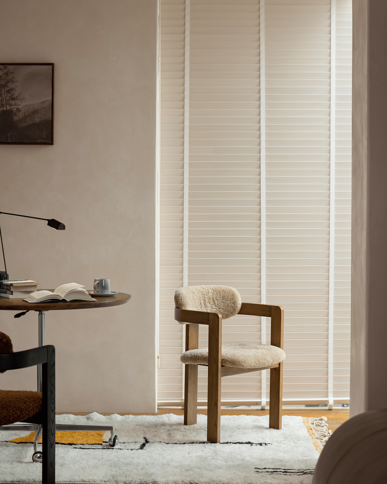 Pamplona Shearling Chair - ZM Home