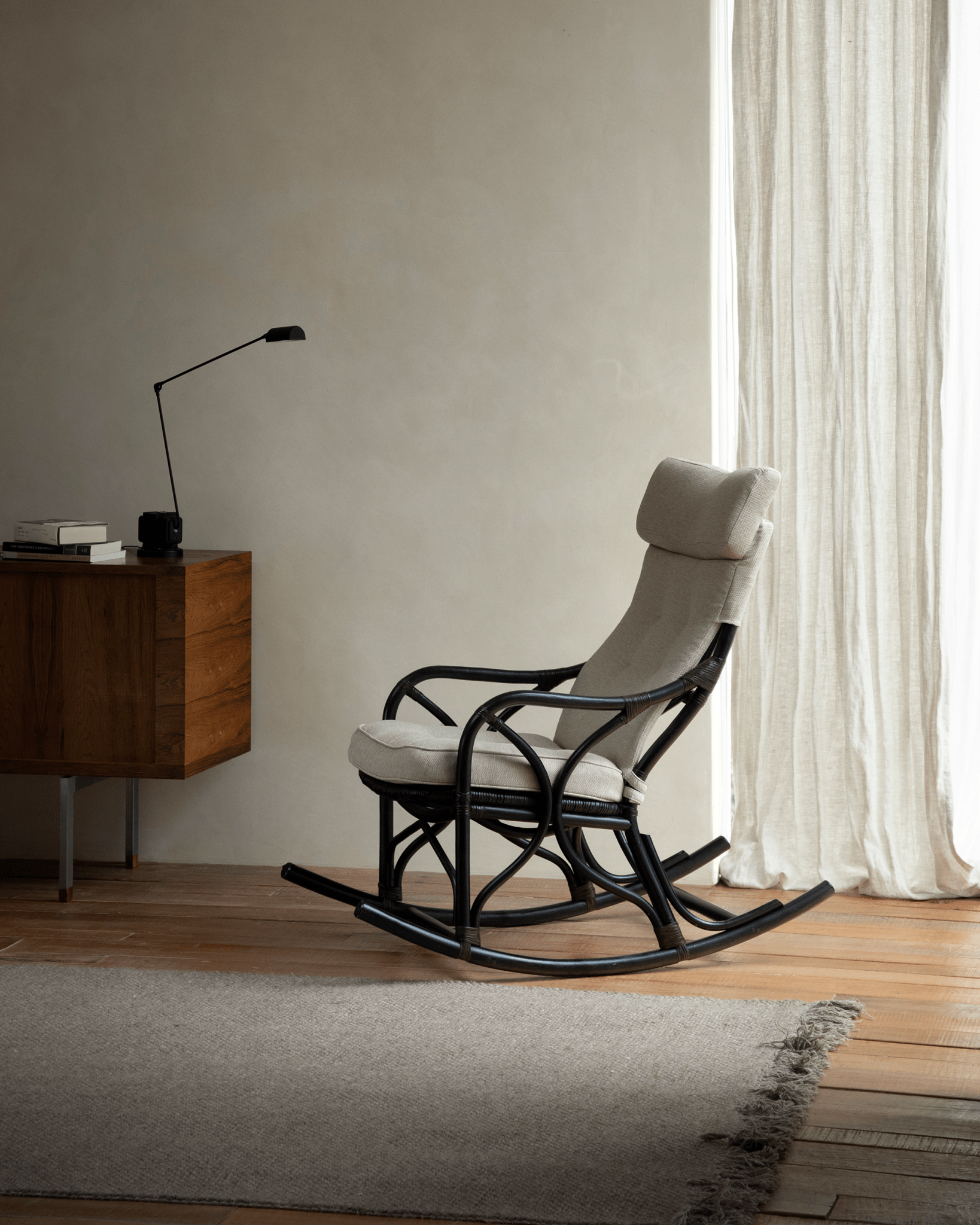 Aku Rattan Rocking Chair - ZM Home