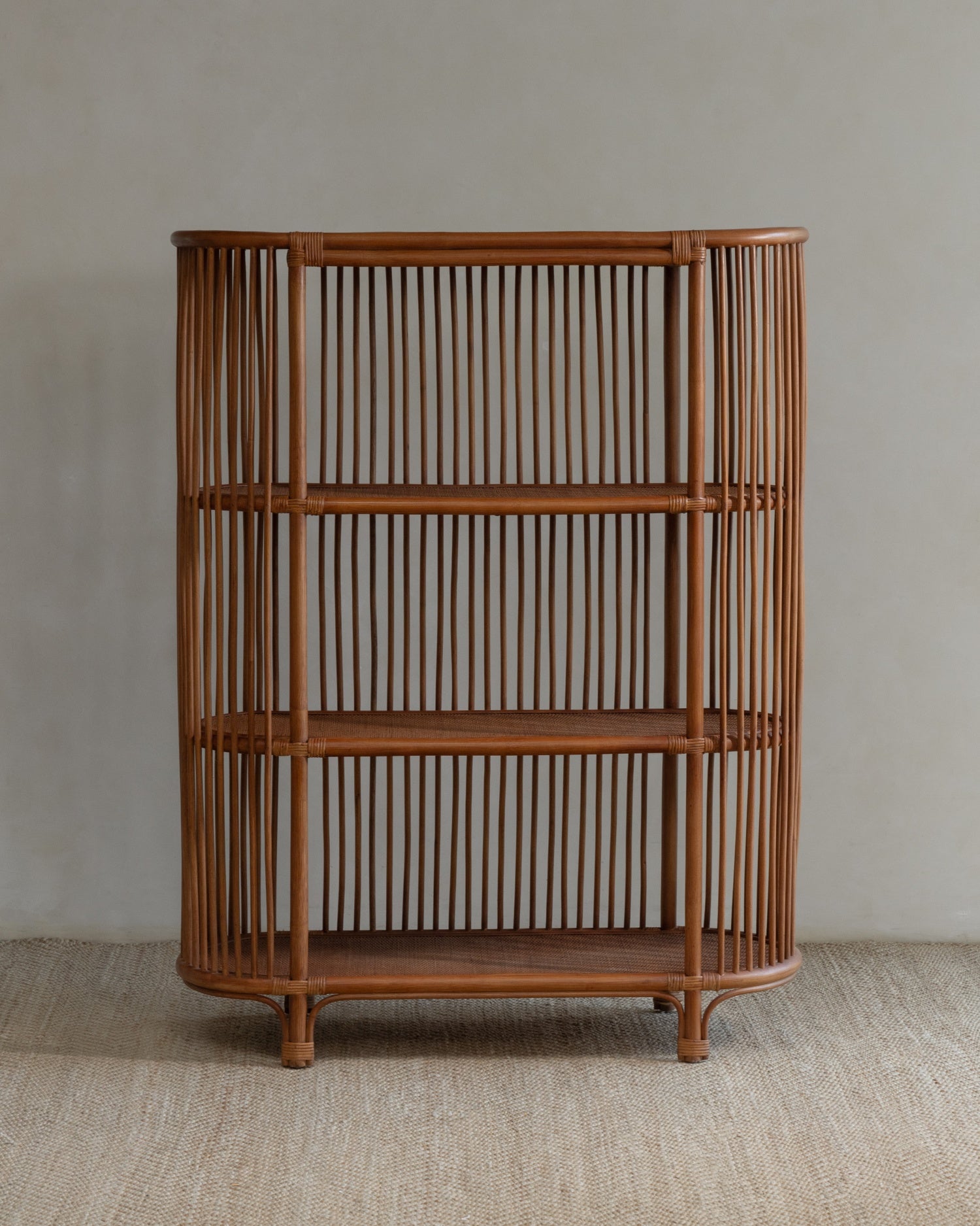 Olin Rattan Display Shelf