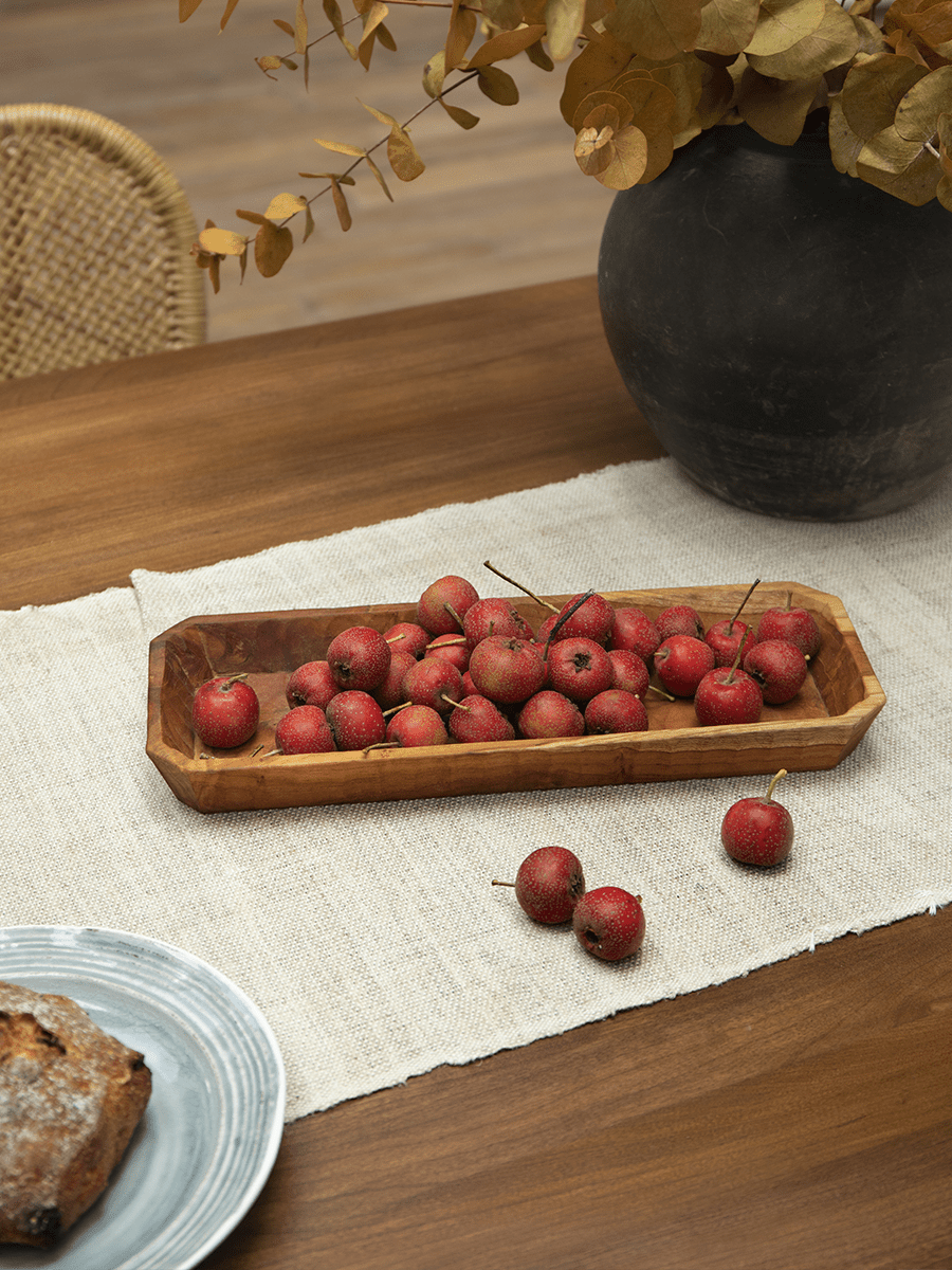 Abbey Teak Serving Tray 2PC - ZM Home