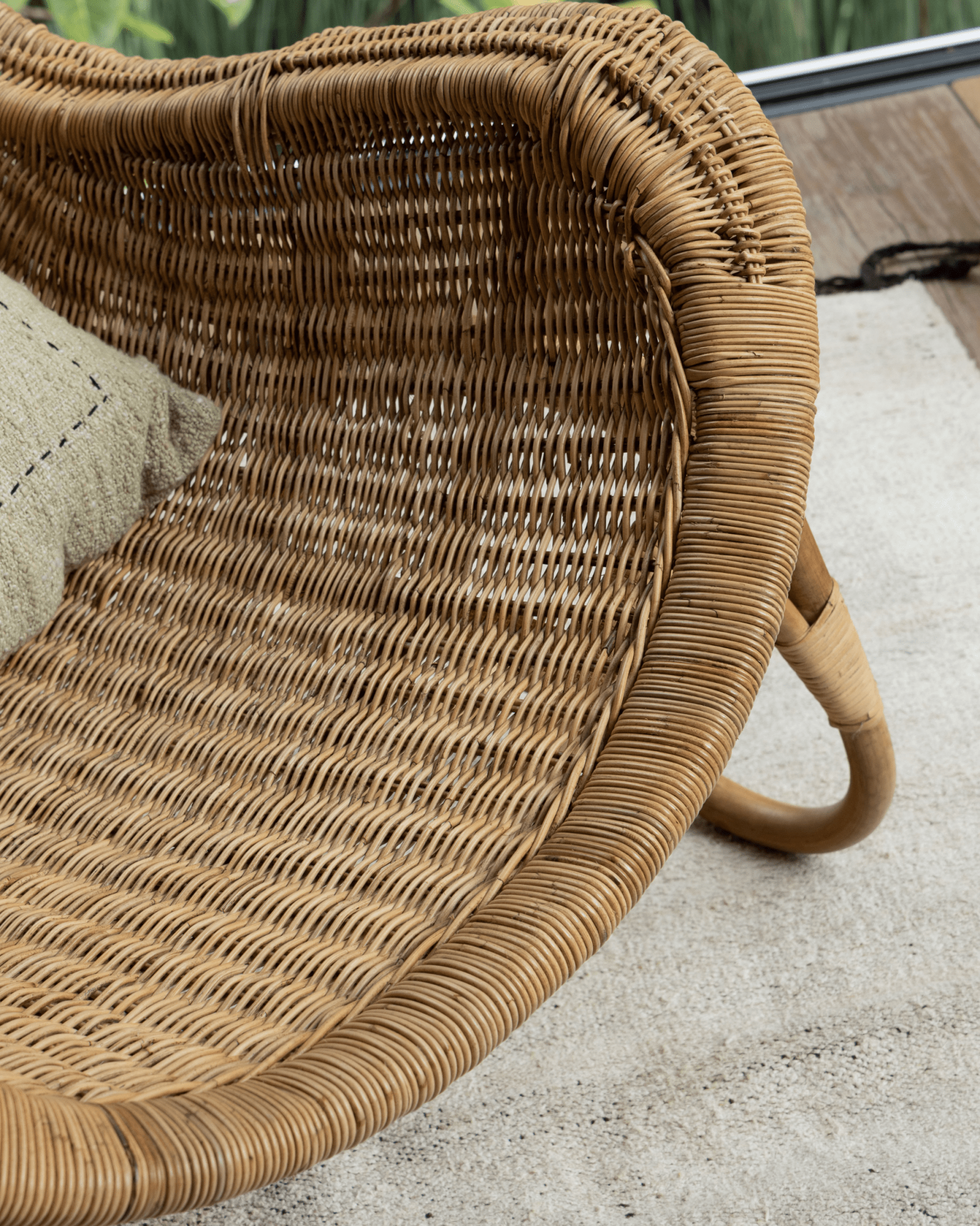 Buffier Rattan Lounge Chair - ZM Home