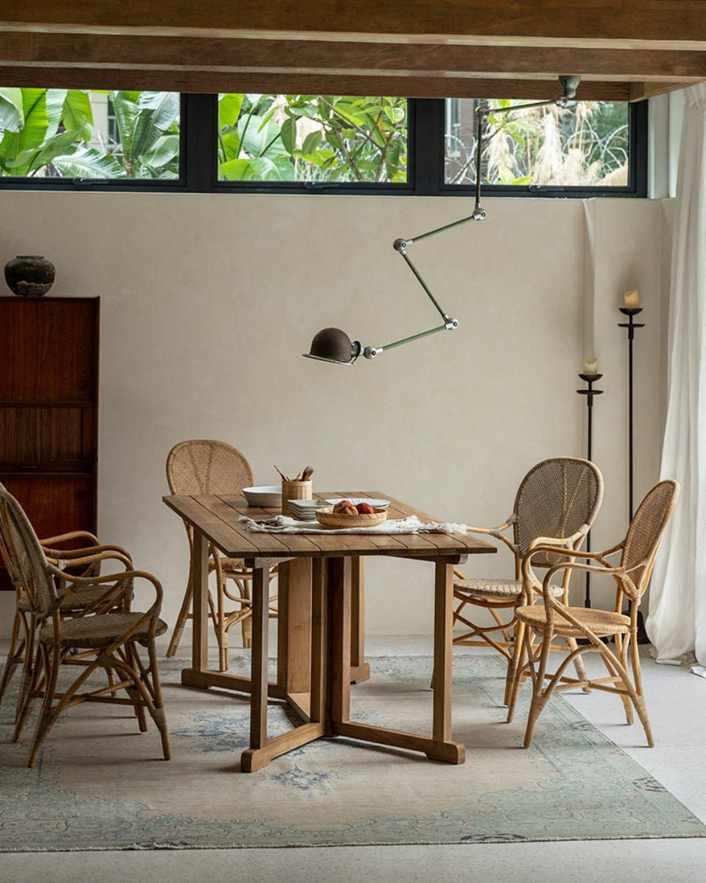 Outdoor Frame Folding Table - ZM Home