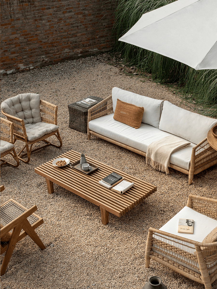Outdoor Fence Coffee Table - ZM Home