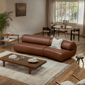 Wave Nappa Leather Sofa - ZM Home