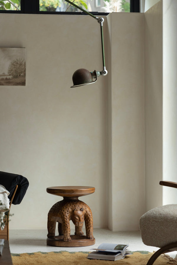 Tribal Sculptural End Table - ZM Home
