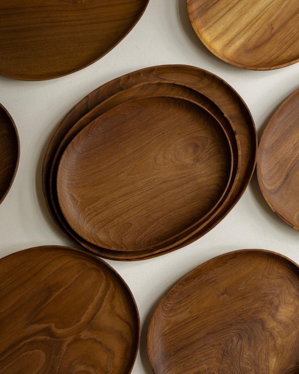 Wooden Olive Serving Platter