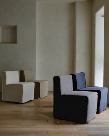 Castor Slipcover Sofa Chair - ZM Home