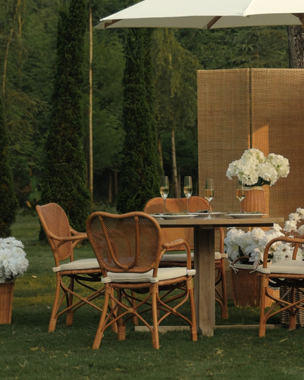 Marcel Rattan Chair