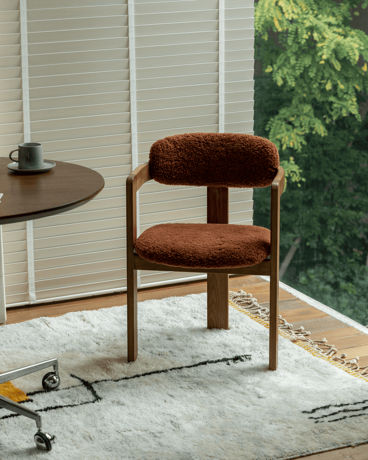 Pamplona Shearling Chair - ZM Home