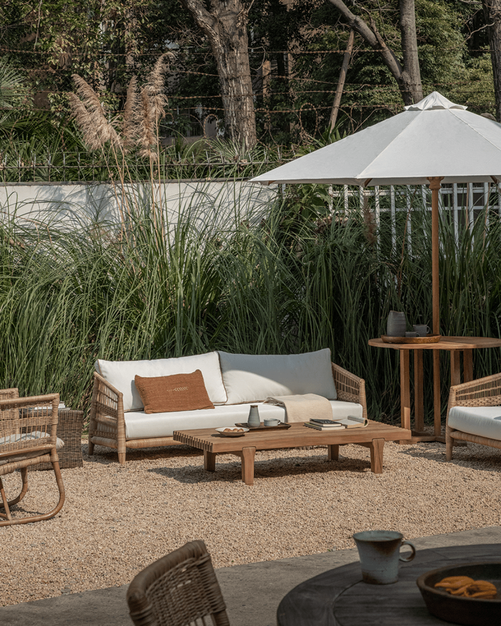 Outdoor Fence Coffee Table - ZM Home