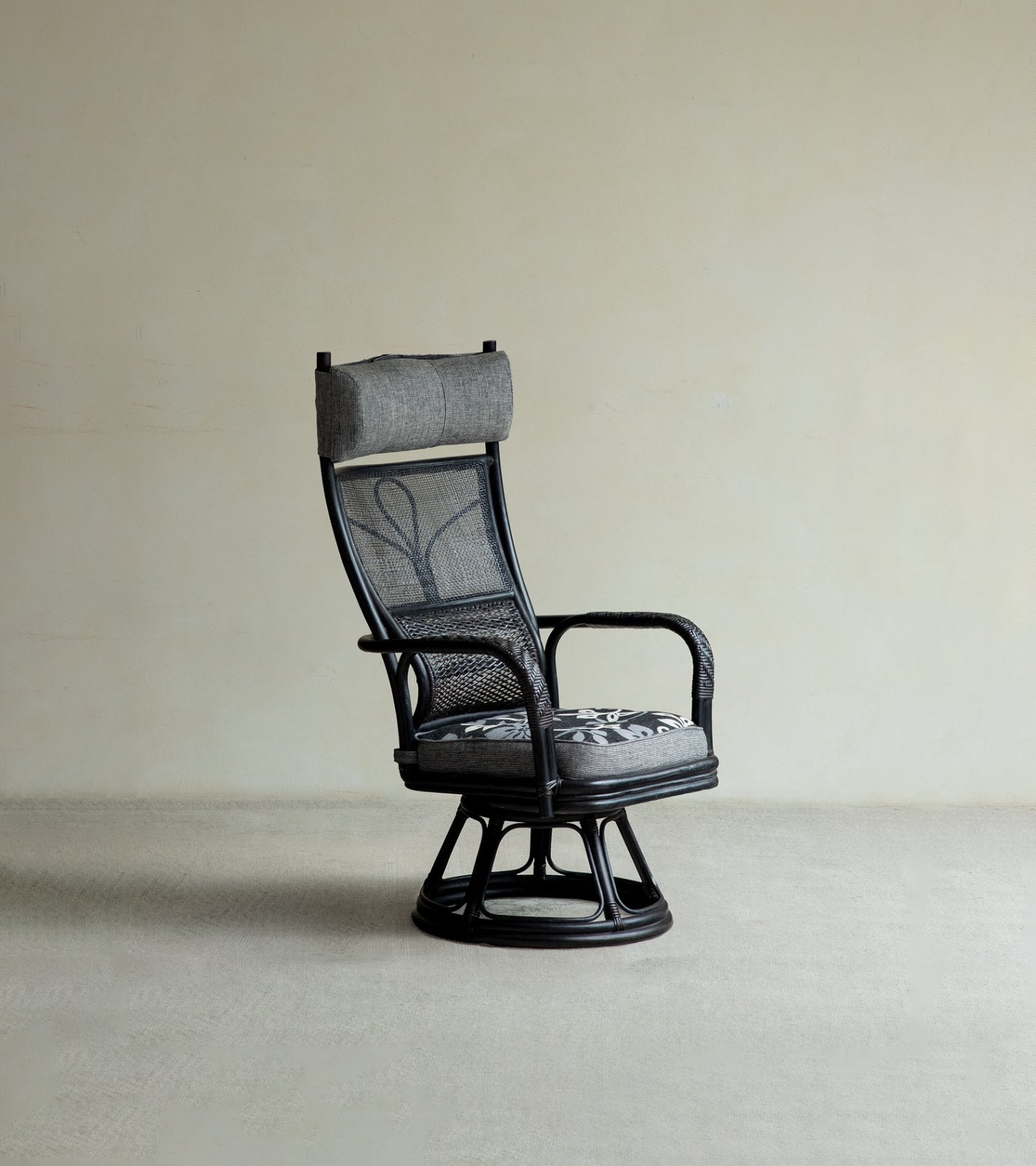 Gakusha Rattan Swivel Chair - ZM Home