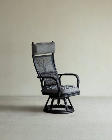 Gakusha Rattan Swivel Chair - ZM Home