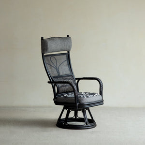 Gakusha Rattan Swivel Chair - ZM Home