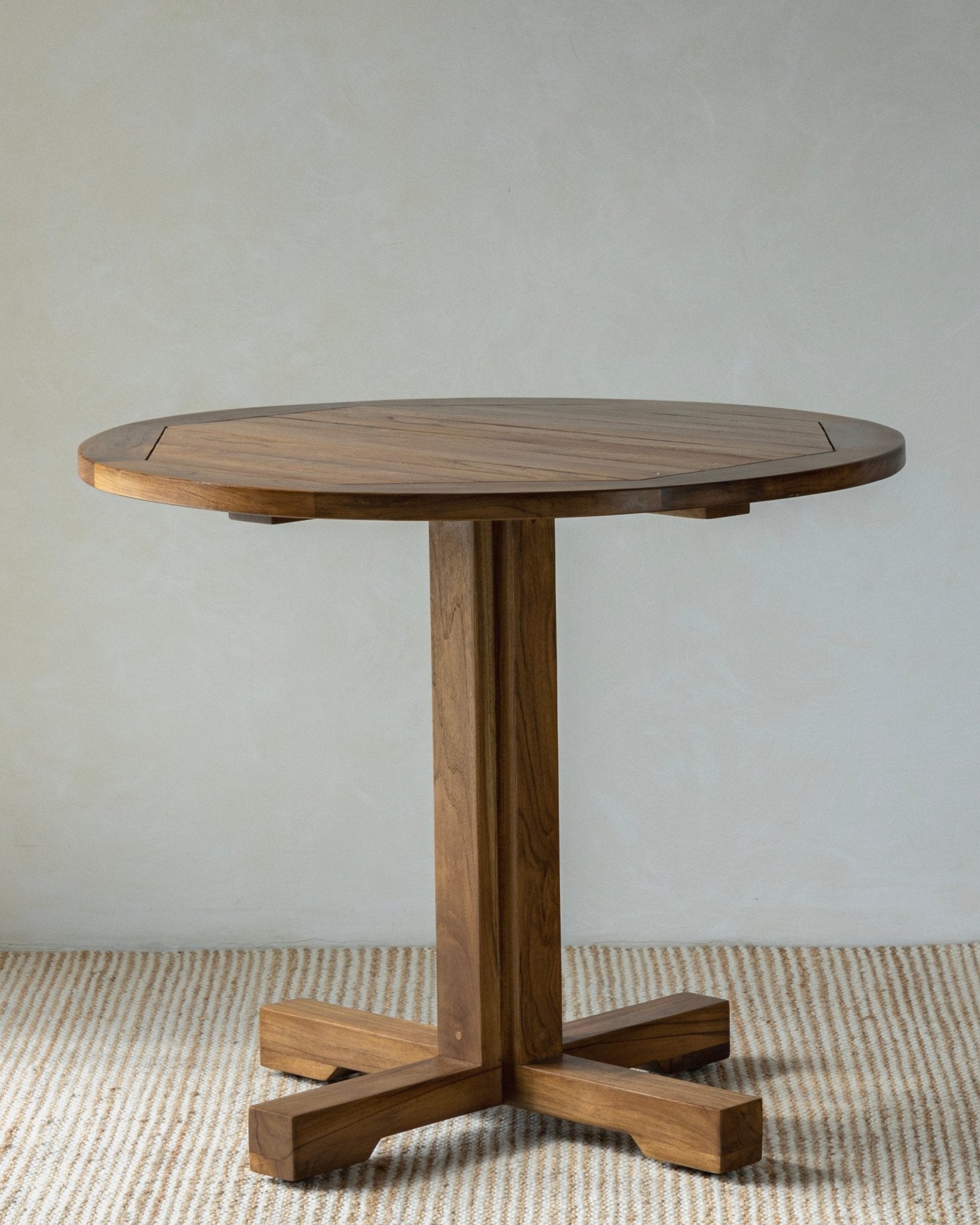 Ruby Teak Round Table - Solid Wood Design | ZM Home