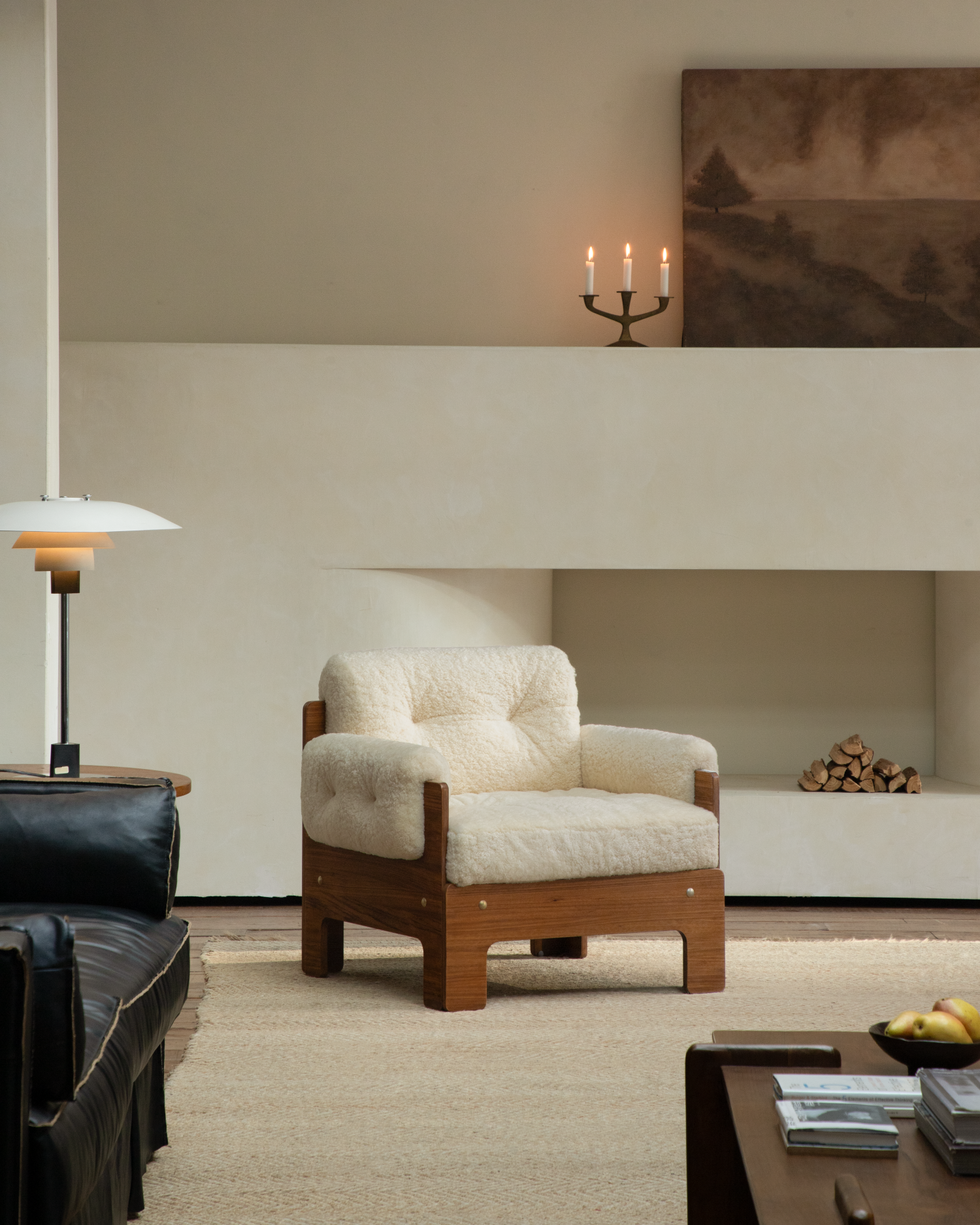Raymond Shearling Armchair