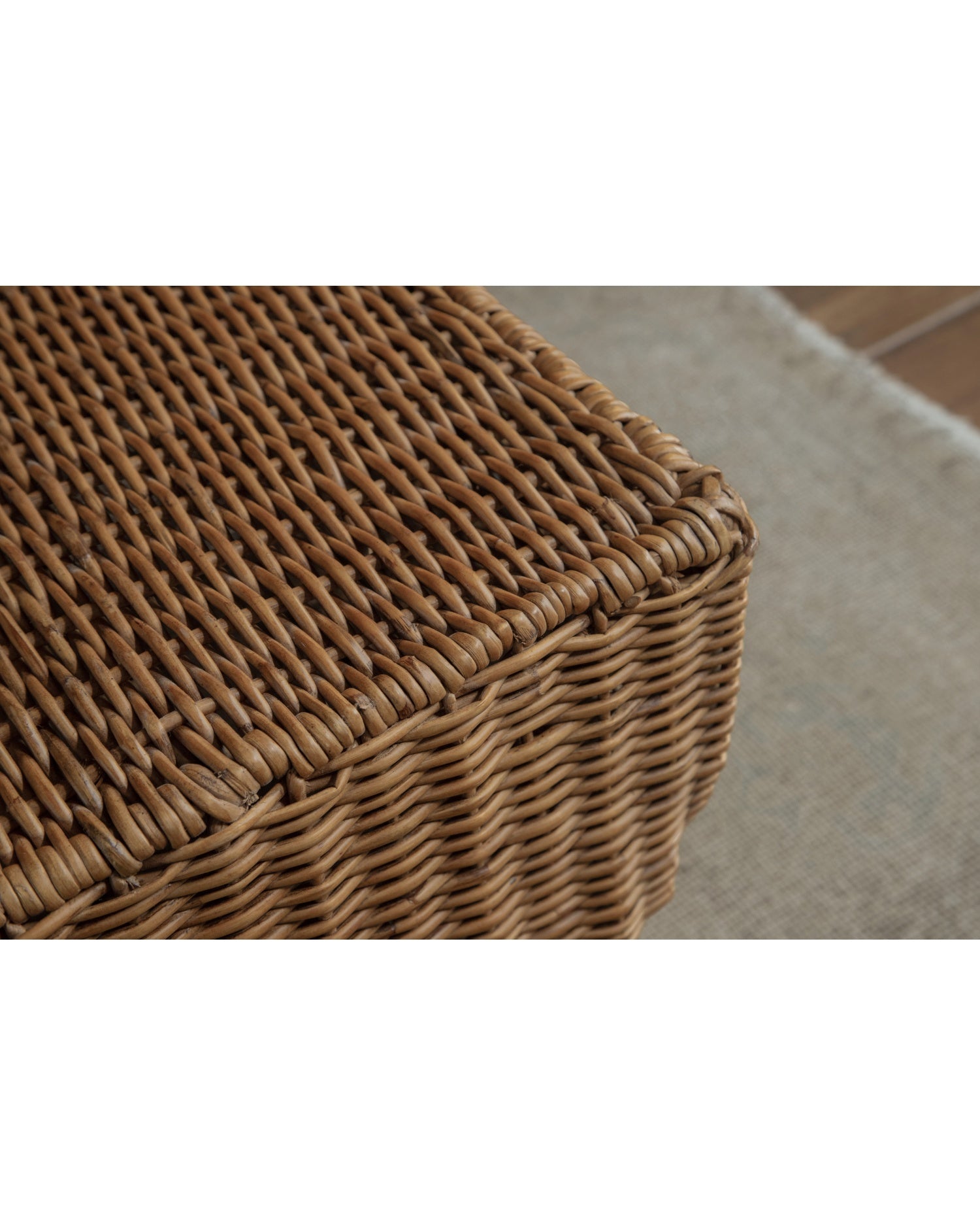 Bruno Rattan Side Table Set