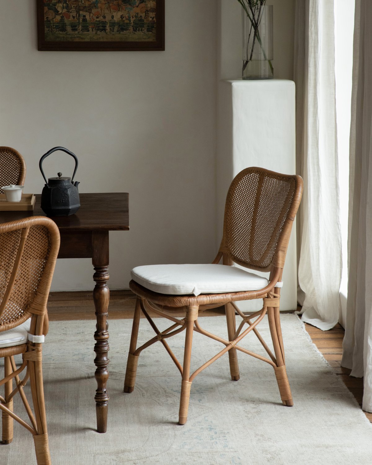 Marcel Rattan Chair