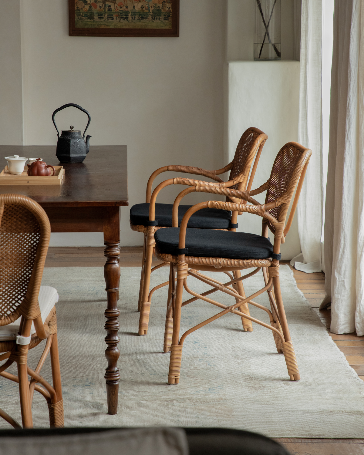 Marcel Rattan Chair