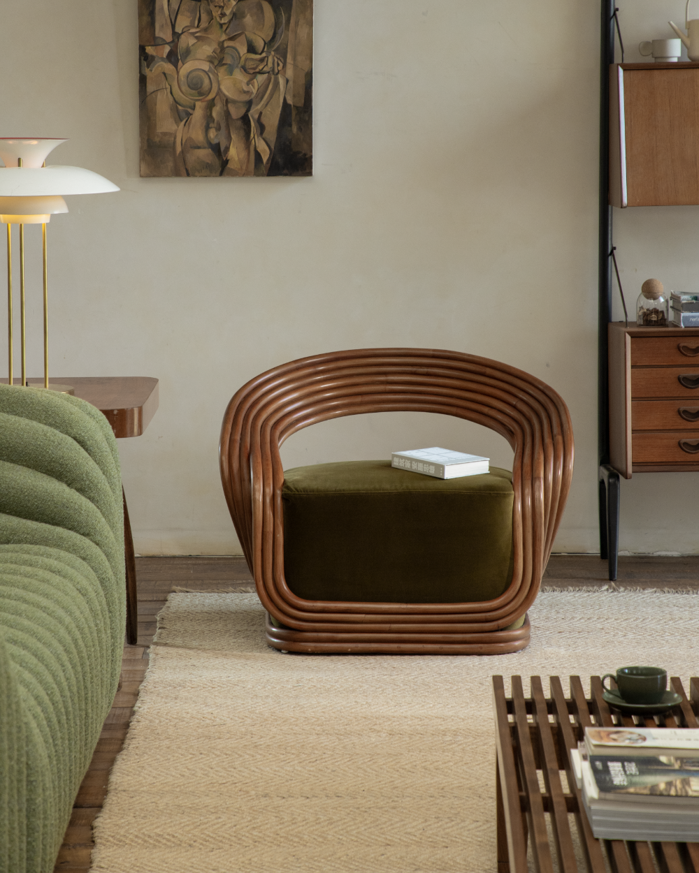 Undina Rattan Lounge Chair - ZM Home